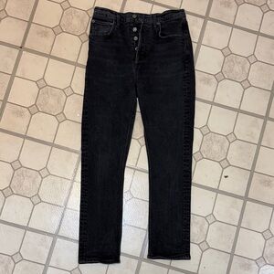 Agolde Women's Black Ankle Jeans